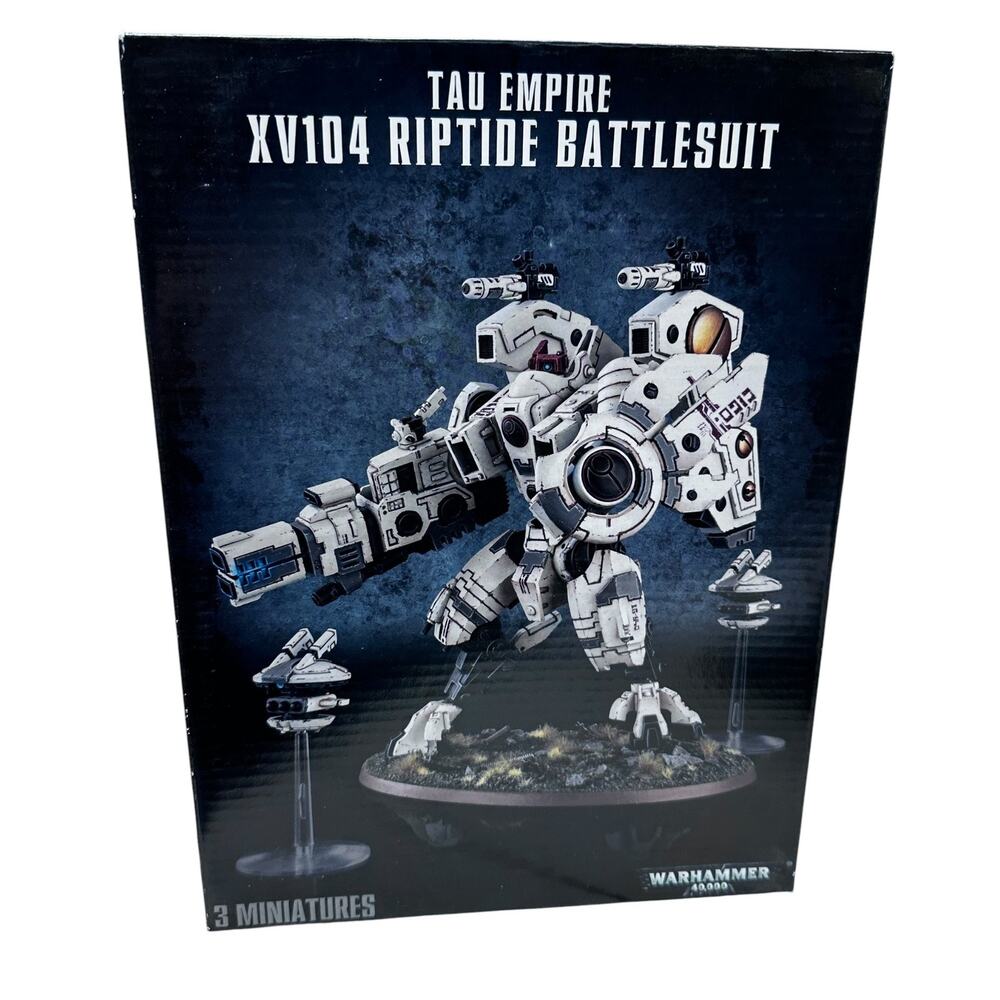 Warhammer 40K Riptide Battlesuit Tau Empire XV104 Games Workshop New Open Box